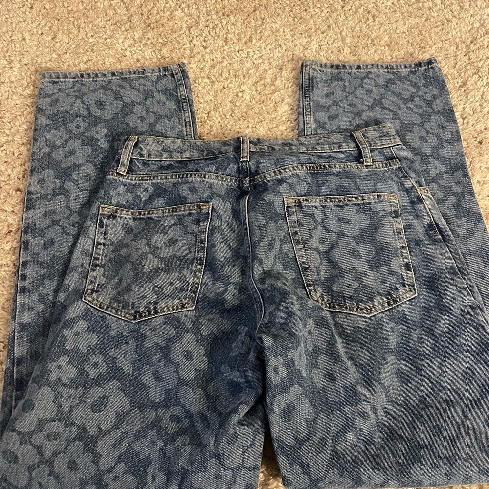 BDG Urban Outfitters Skate Fit Floral Pattern Jeans 30x32 - Picture 8 of 8